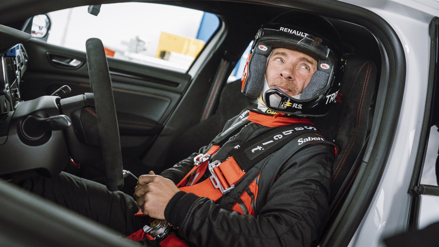 Laurent Hurgon Inside Car