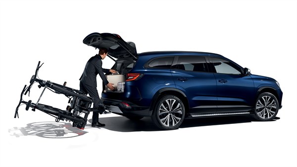 towbar and swing-away bicycle rack - accessories - Renault Espace E-Tech full hybrid