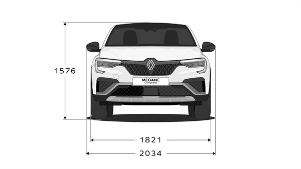 dimenzije - modularen dizajn - Renault Megane Conquest E-Tech full hybrid