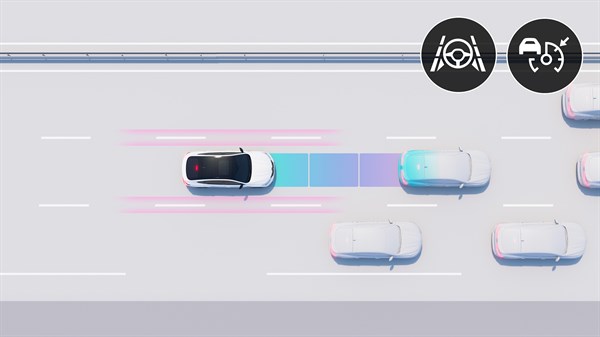 Renault Megane Conquest E-Tech full hybrid - active driver assist