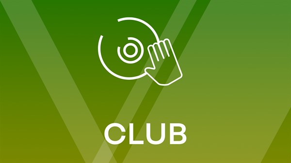 Grafika z logotipom "CLUB"