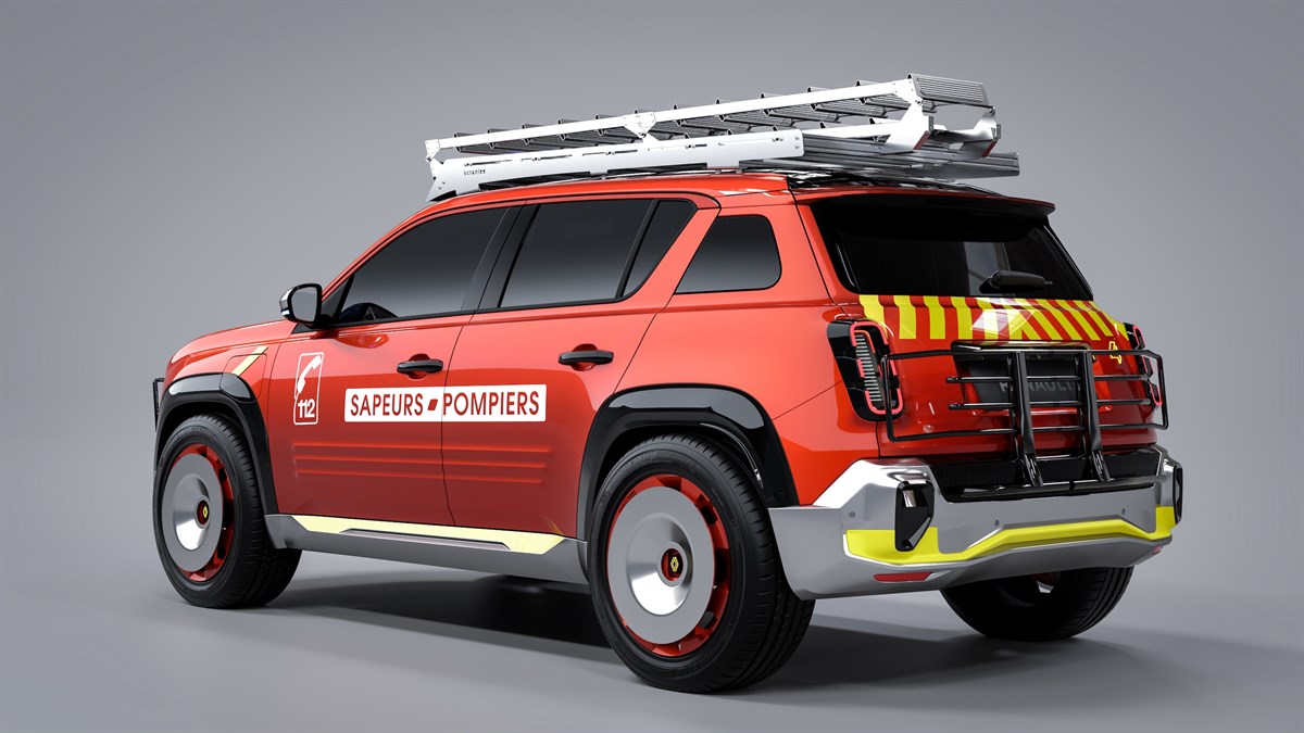 Sapeurs-Pompiers - 4TROOP - Renault 4 E-Tech 100% electric