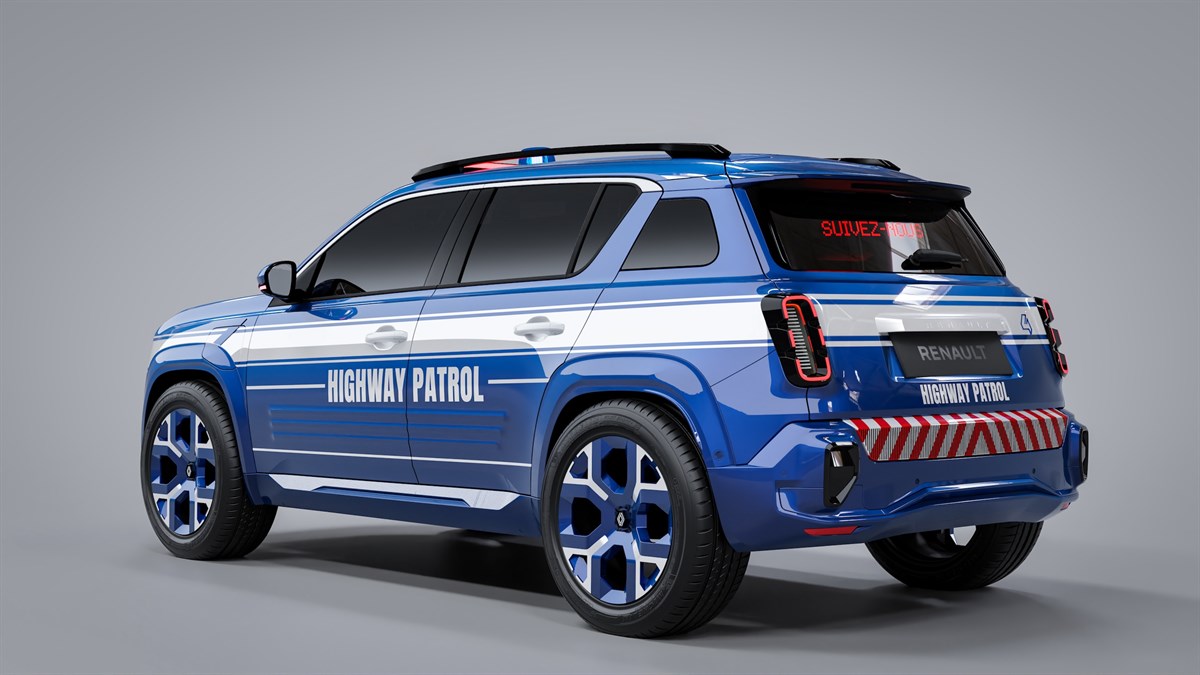 Highway patrol - 4TROOP - Renault 4 E-Tech 100% electric