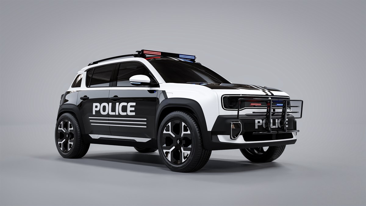 Police - 4TROOP - Renault 4 E-Tech 100% electric