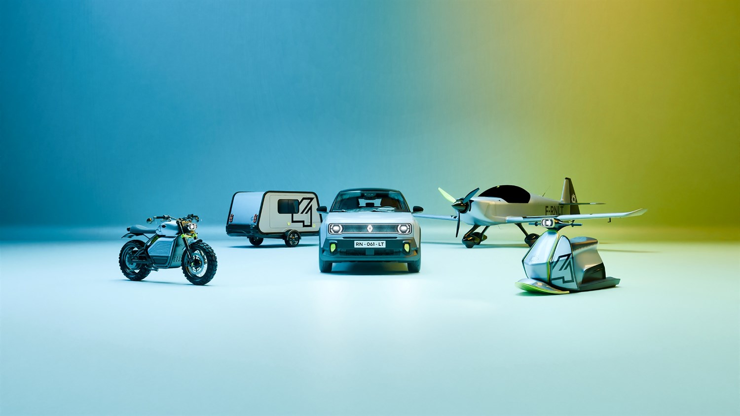 4 mouvements - Renault 4 E-Tech 100% electric
