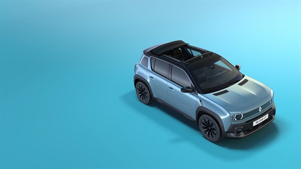 Renault 4 E-Tech 100% electric - platnena streha