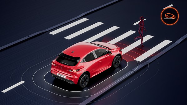 Renault Clio uporablja samodejni sistem zaviranja v sili.