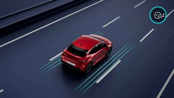 Renault Clio uporablja napredni sistem za spremljanje voznika. 