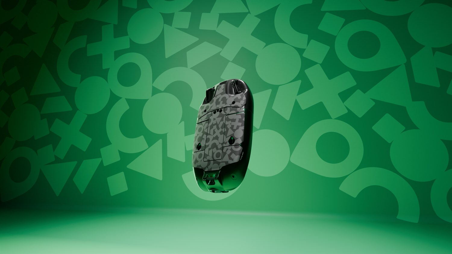 Modularni električni pogonski modul Mo-jet za vodne športe na zelenem ozadju.