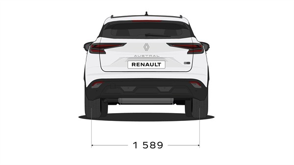 profile dimensions - modular design - Renault Austral full hybrid E-Tech