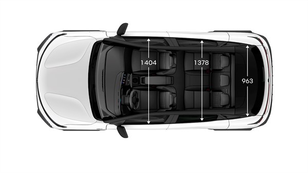 dimension sheet - Megane E-Tech 100% electric 
