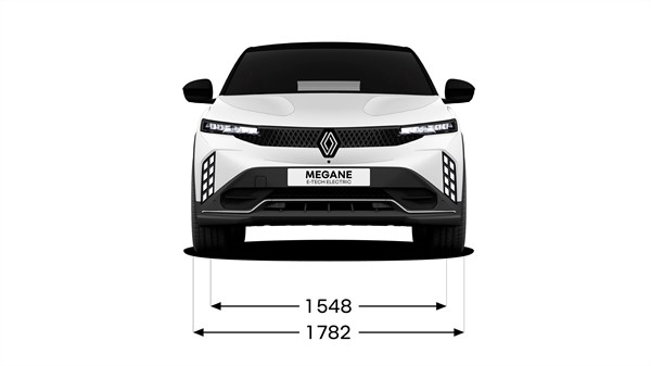 dimension sheet - Megane E-Tech 100% electric