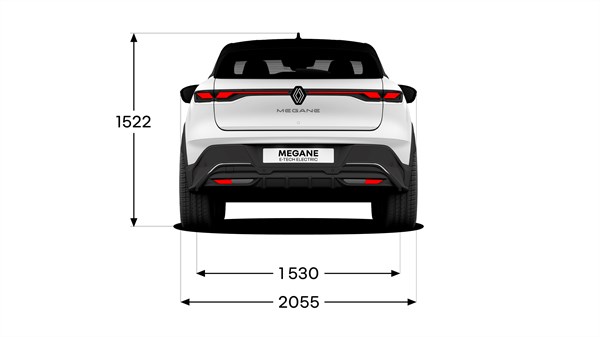 dimension sheet - Megane E-Tech 100% electric 