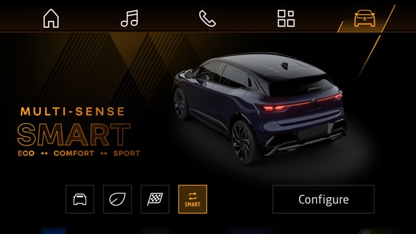 smart mode - Megane E-tech electric