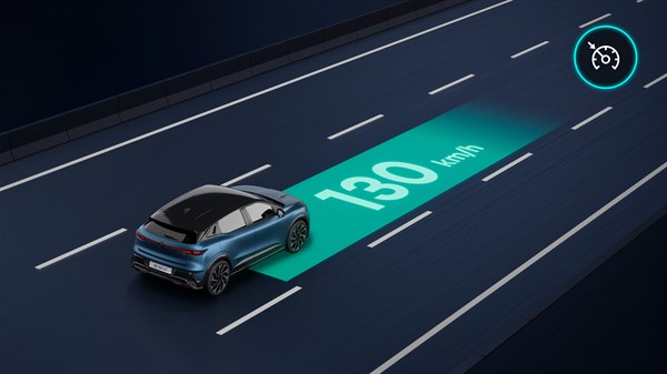 Renault Megane E-Tech electric - cruise control and speed limiter