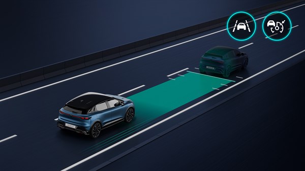 Renault Megane E-Tech electric - active driver assist