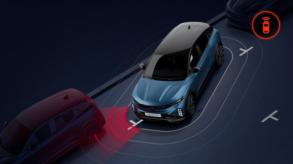 Renault Megane E-Tech electric - front park assist
