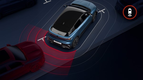 Renault Megane E-Tech electric - rear park assist