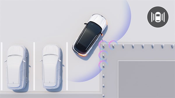 Sistem bočnih parkirnih senzorjev - varnost - Renault Austral E-Tech full hybrid