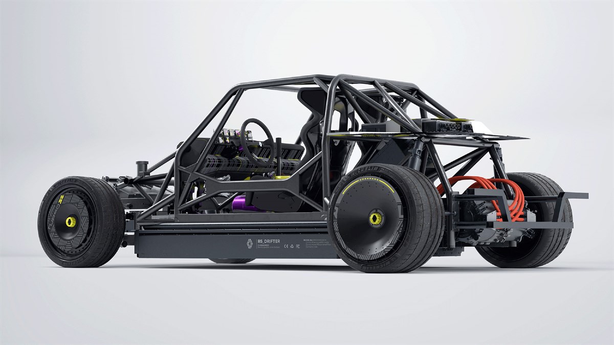 šasija – R5 Turbo 3E E-Tech 100% electric – Renault