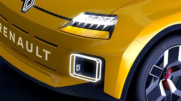 LED svetlobni podpis - Renault 5 E-Tech electric prototip