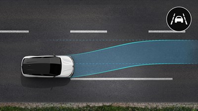 Renault Megane E-Tech electric - lane keeping assist