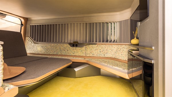 Konceptno vozilo Hippie Caviar Hotel - notranjost