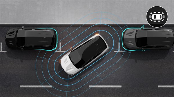 100 % električni Renault Megane E-Tech – 3D-monitor za 360-stopinjski pregled