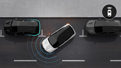 100 % električni Renault Megane E-Tech – pomoč pri parkiranju spredaj