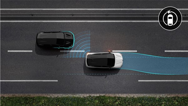 100 % električni Renault Megane E-Tech – sistem za nadzor mrtvega kota 