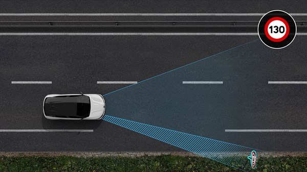 Megane E-Tech 100% electric – prepoznava prometnih znakov