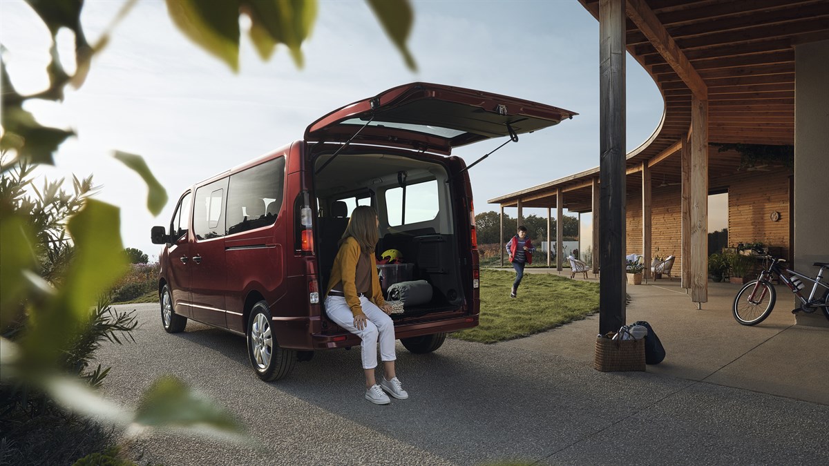 Trafic passenger – prostornina prtljažnika – Renault