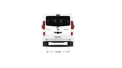 Renault Trafic Passenger – mere zadnjega dela
