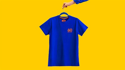 60 years of 4L - blue t-shirt