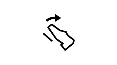 Gre za simbol, povezan z uporabo stopalke za plin ali funkcijo One-Pedal, kjer se pospeševanje in upočasnjevanje nadzorujeta z eno samo stopalko.