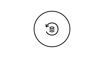 Ikona kovancev v krogu.